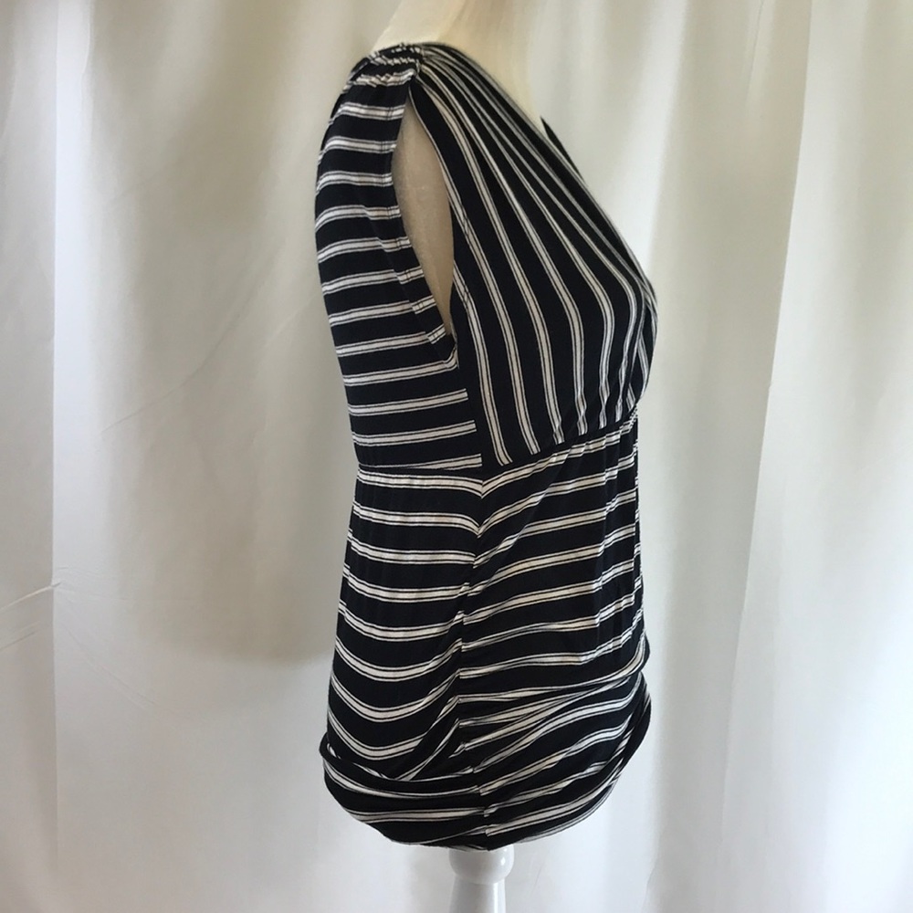 Motherhood Maternity Striped Sleeveless Shirt - Picture 3 of 6